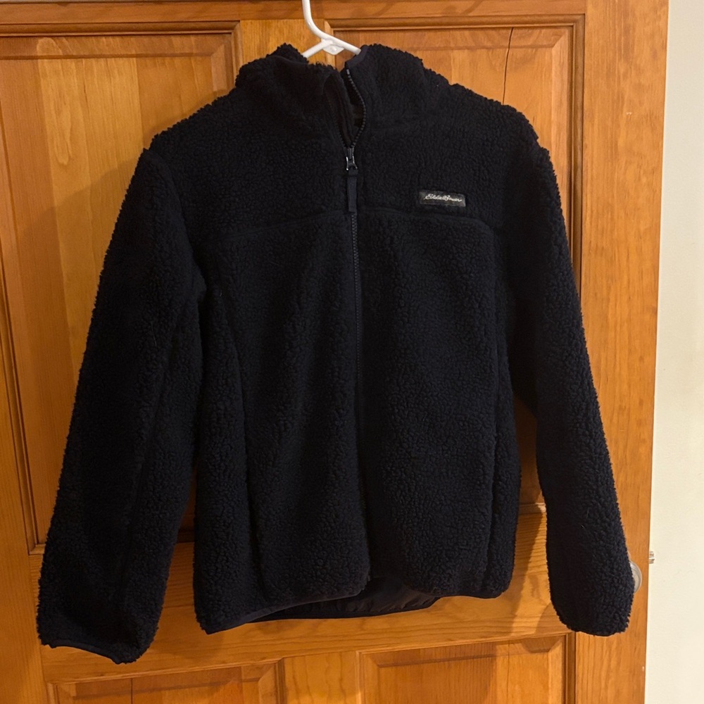Eddie Bauer Navy blue boys Fleece Zip-Up Jacket